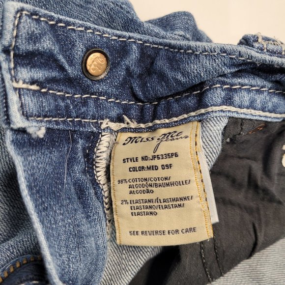 Miss Me Women's Denim Capris Jeans Light Washed - Medium - Picture 4 of 5